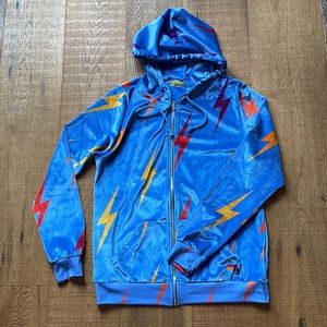 Aviator Nation Velvet Bolt Hoodie